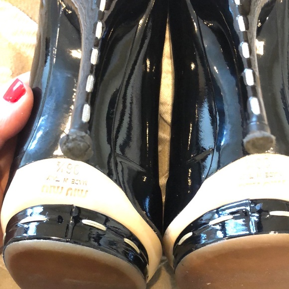 miu miu platform pumps